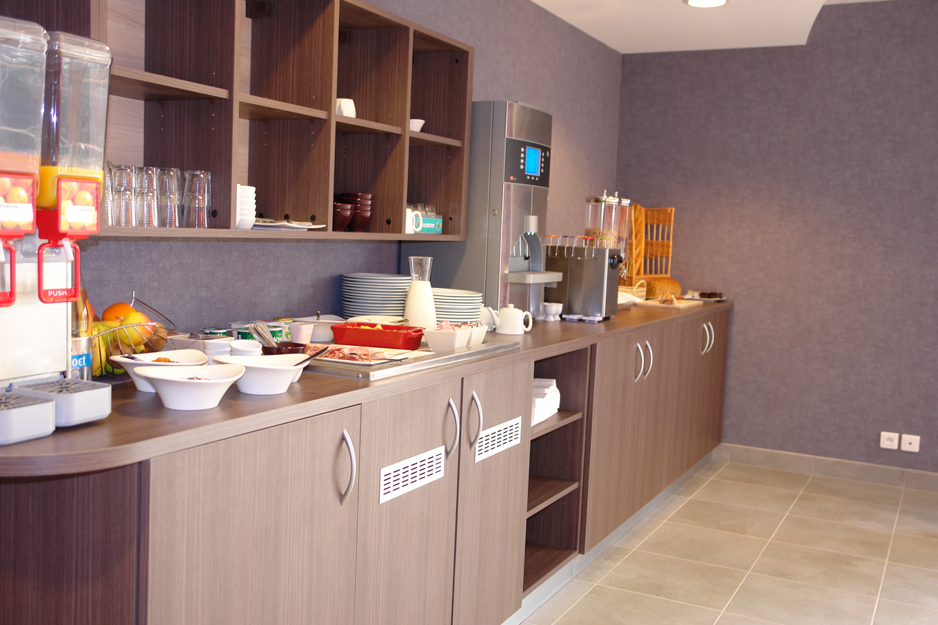Buffet petit-déjeuner.